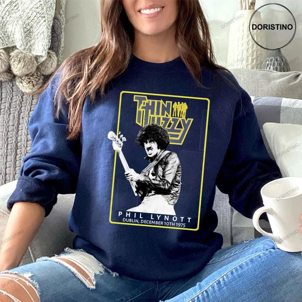 Retro Vintage Phil Lynott Thin Lizzy Rock For Everyone Shirts
